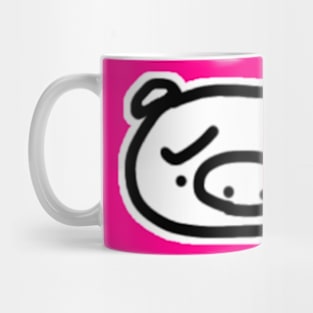 Sad Boo the kawaii pig. Mug